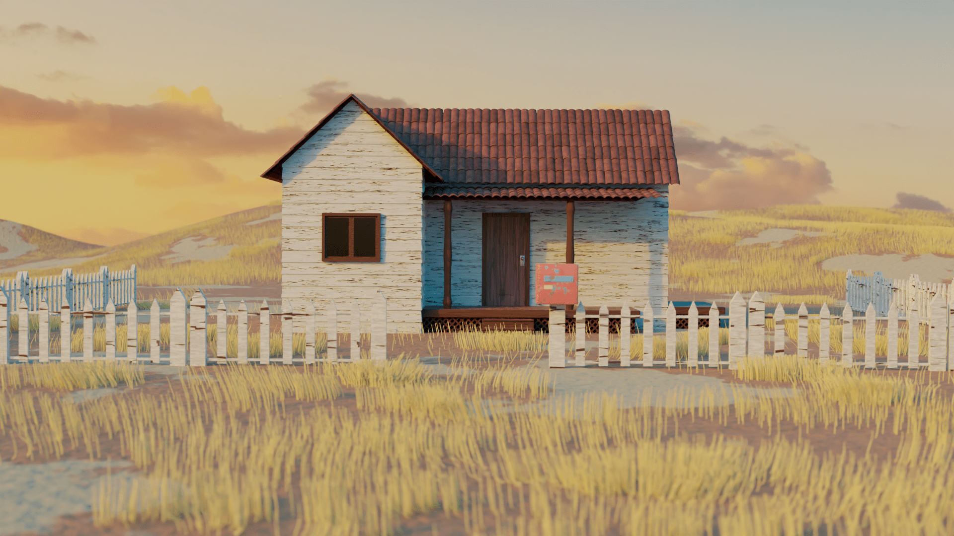 une maison sur la plage