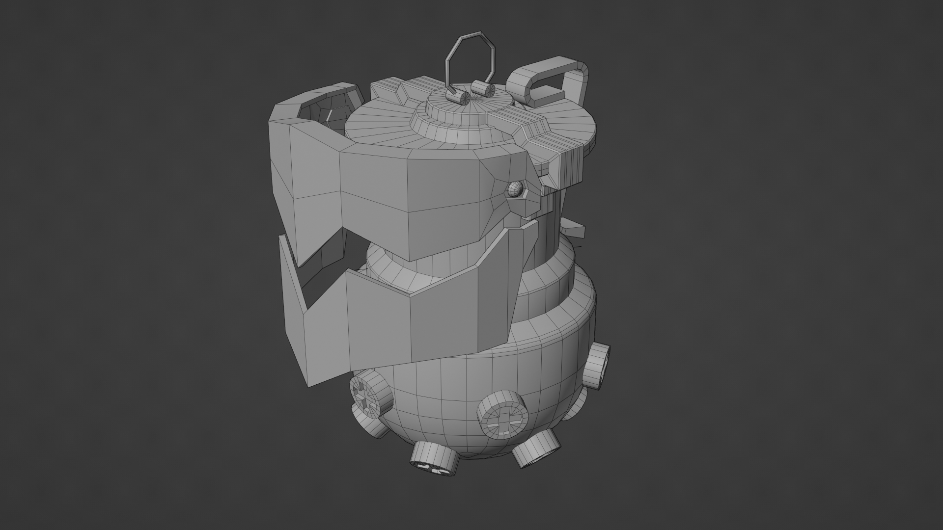 maillage 3D de la grenade