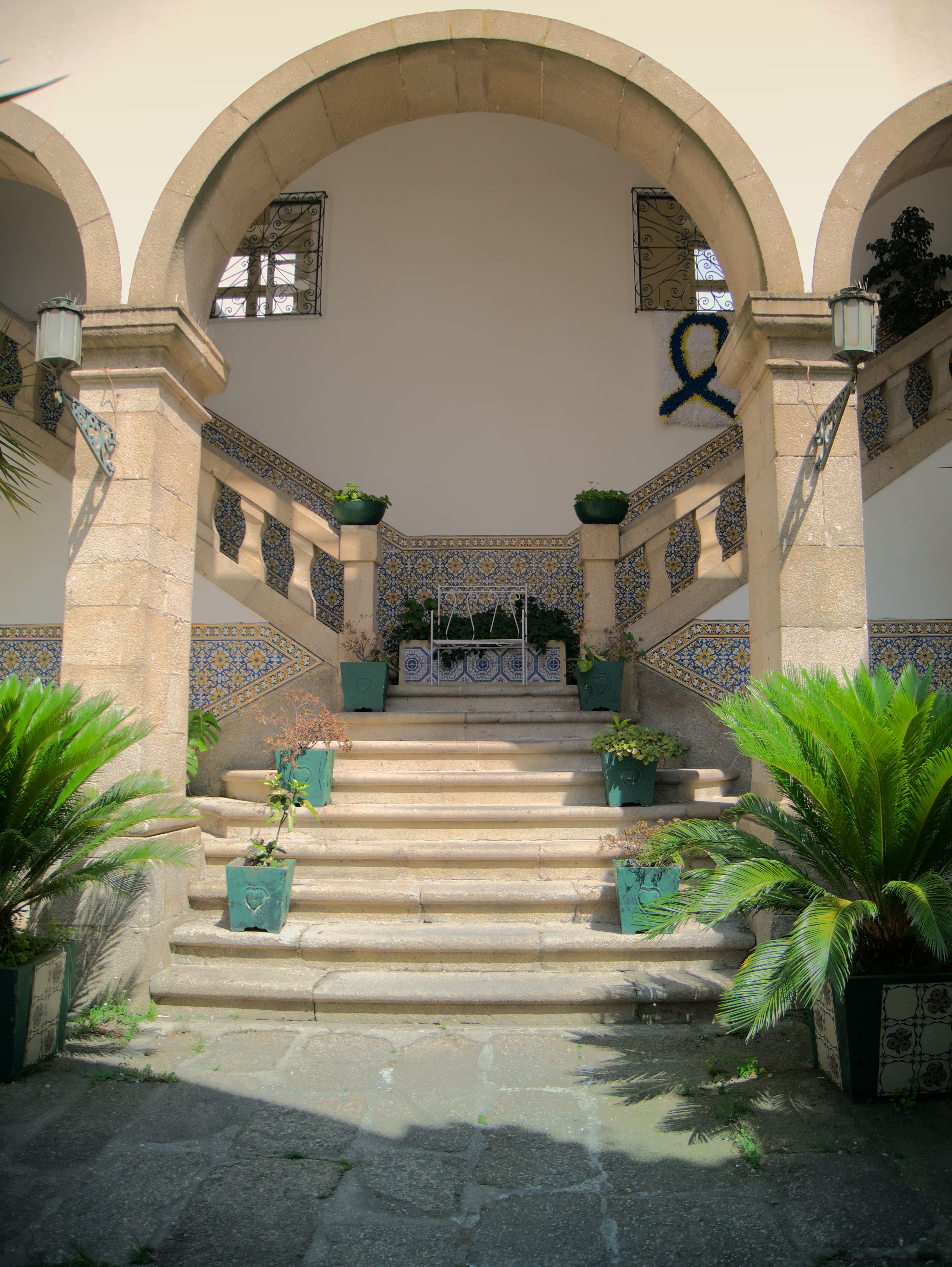 cours d'une maison portugaise