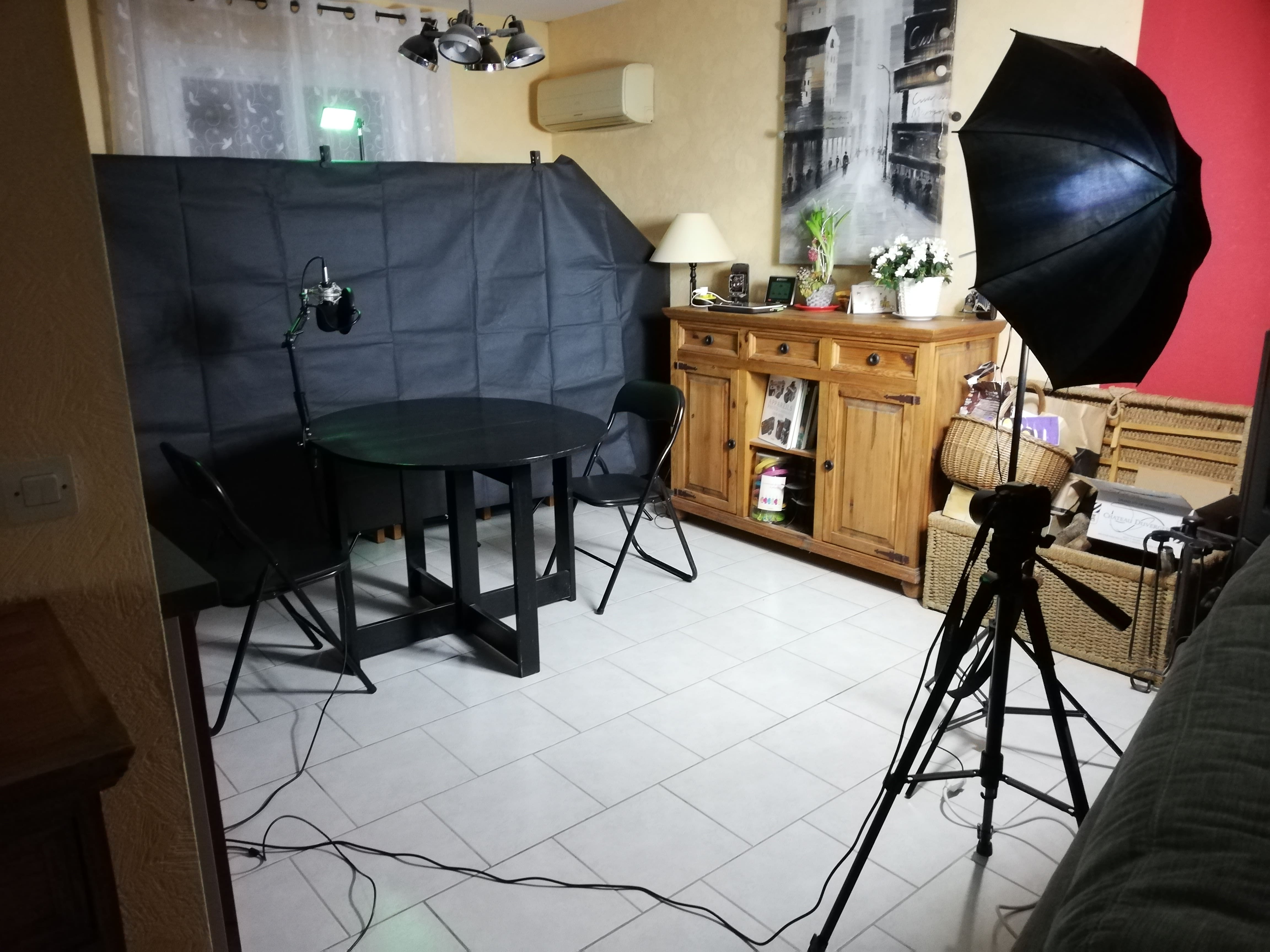 setup de tournage